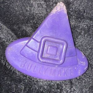 Bullymake solid nylon witches hat L dog toy Halloween purple Witch hat